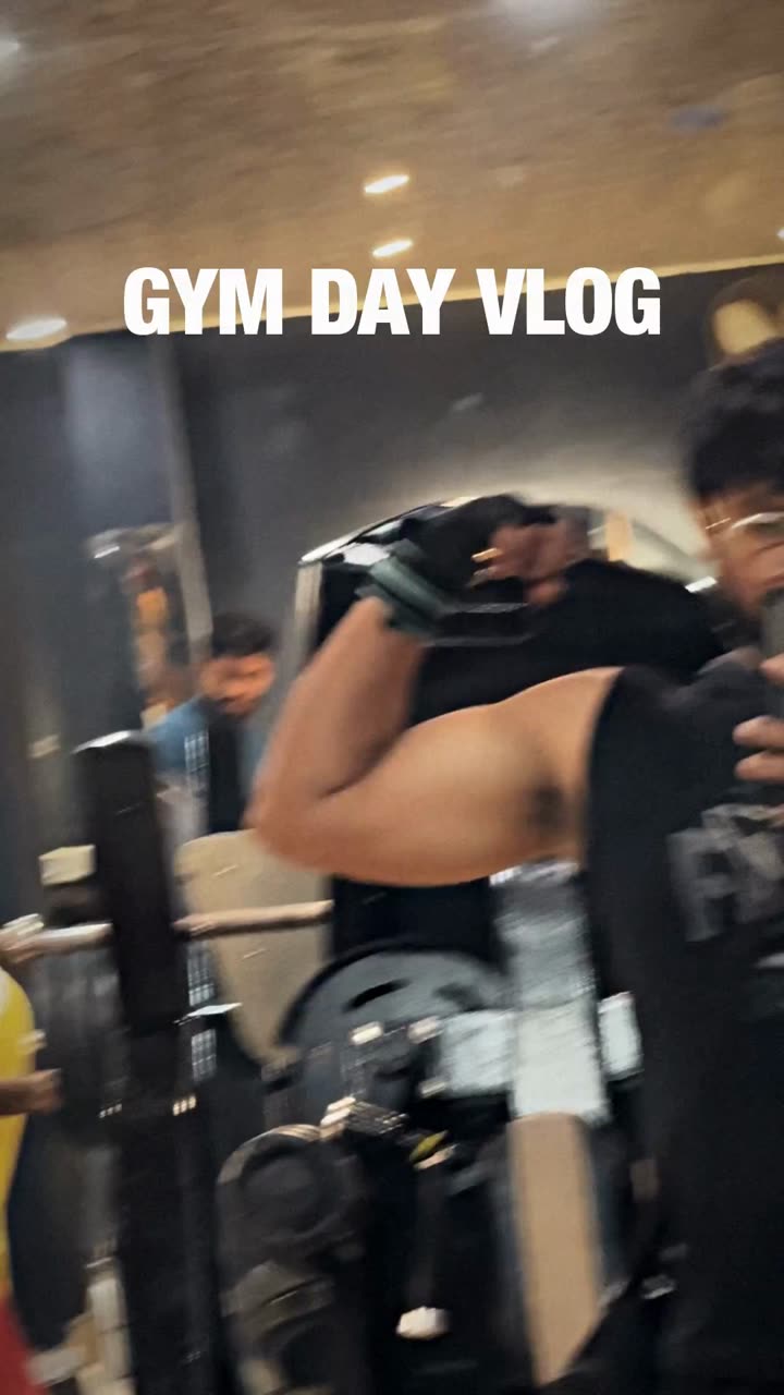 Gym Day Vlog VN code template preview
