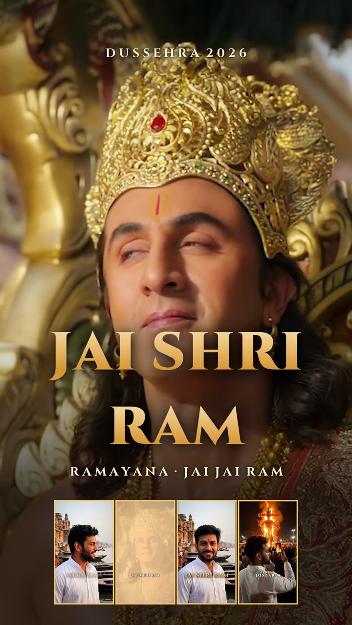 Jai Shri Ram — Ramayana Dussehra Reel VN code template